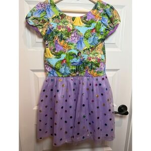 Sweet Petunia Girls 14 Princess Castle Fairytale Purple Tulle Tutu Twirl Dress